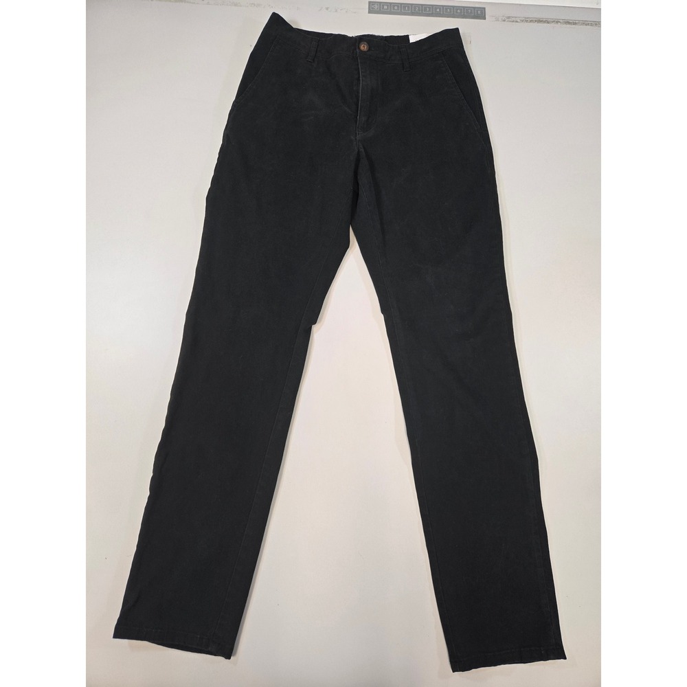 Mott & Bow Charles Black Chino Pants Mens 30x32 Stretch Twill Trousers mtwc_char